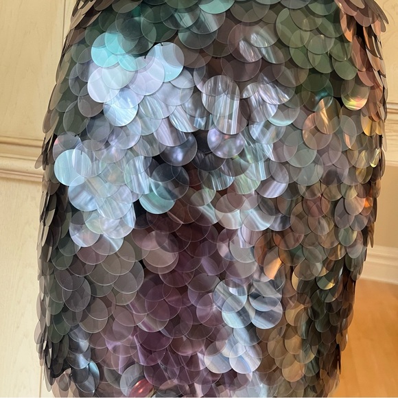 DKNY Iridescent Paillette Embellished Stretch Mini Skirt—NWT - Picture 5 of 17